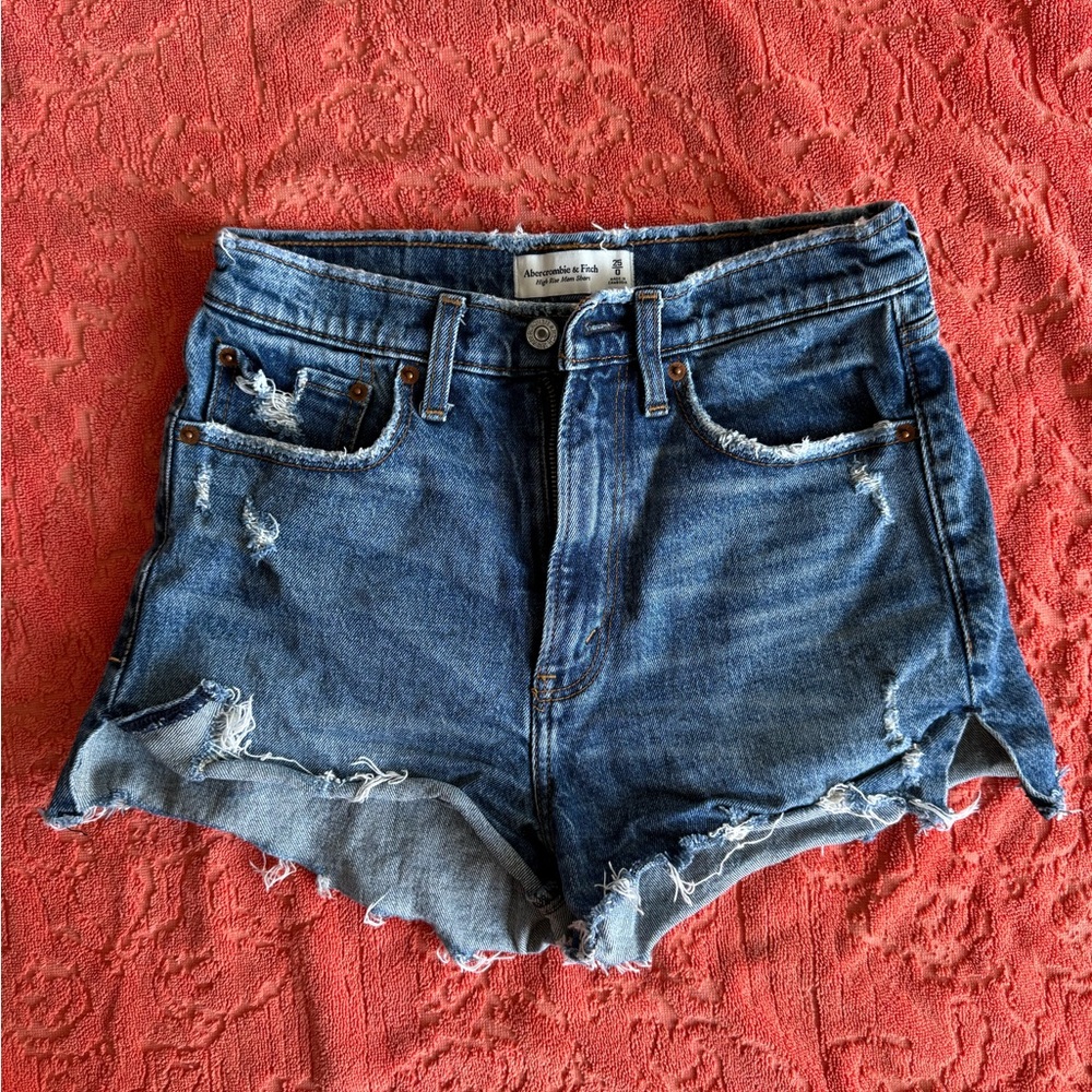 Abercrombie and Fitch Jean Shorts, 25, 0